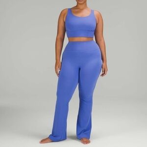 Lululemon Groove Super-High-Rise Flared Pant Nulu in Wild Indigo size 10 NWT
